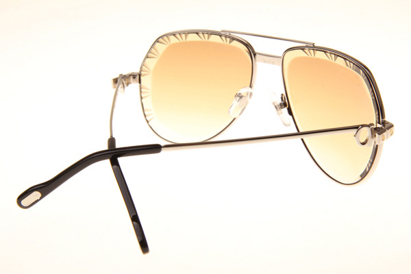 CT 1324912 Cut Lens Sunglasses In Silver Gradient Brown