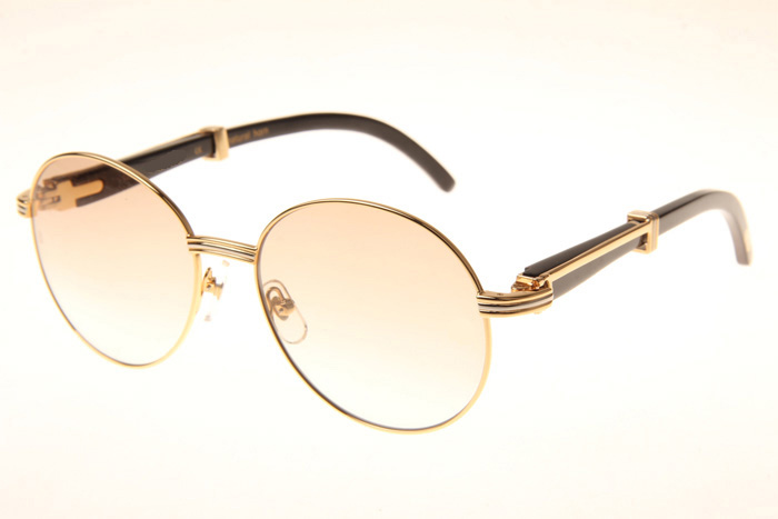 CT 1990-0692 Black Buffalo Sunglasses In Gold Brown