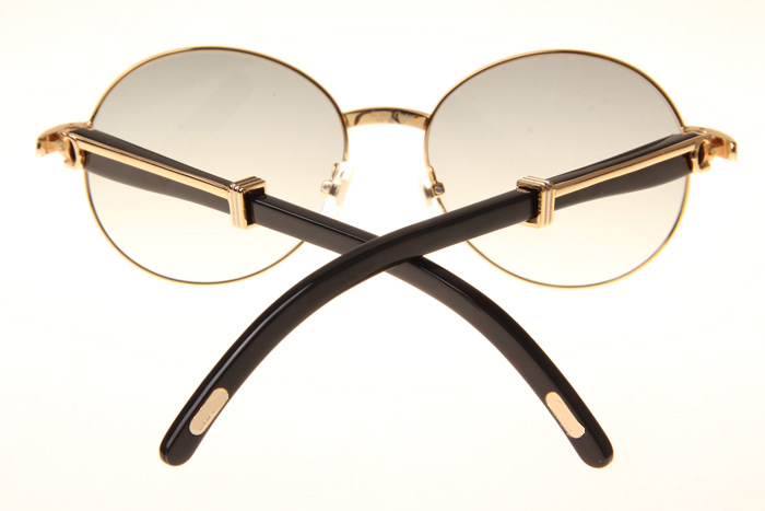 CT 1990-0692 Black Buffalo Sunglasses In Gold Grey
