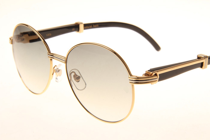 CT 1990-0692 Black Buffalo Sunglasses In Gold Grey