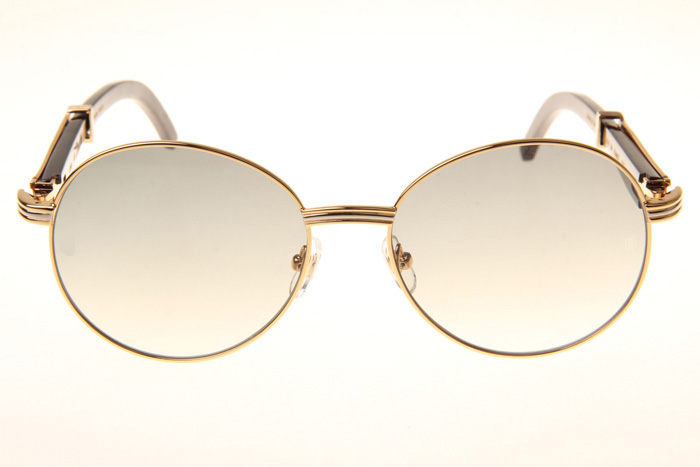 CT 1990-0692 Black Buffalo Sunglasses In Gold Grey