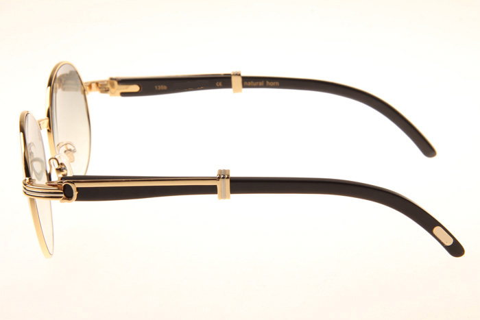 CT 1990-0692 Black Buffalo Sunglasses In Gold Grey