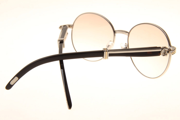 CT 1990-0692 Black Buffalo Sunglasses In Silver Brown