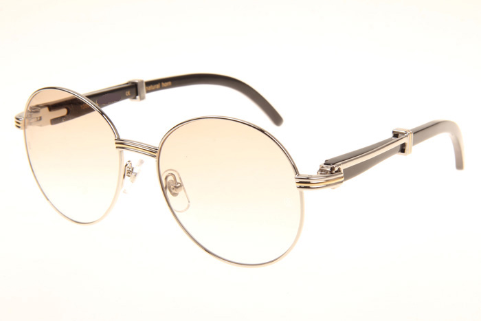 CT 1990-0692 Black Buffalo Sunglasses In Silver Brown