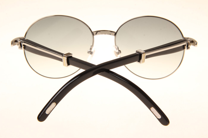 CT 1990-0692 Black Buffalo Sunglasses In Silver Grey