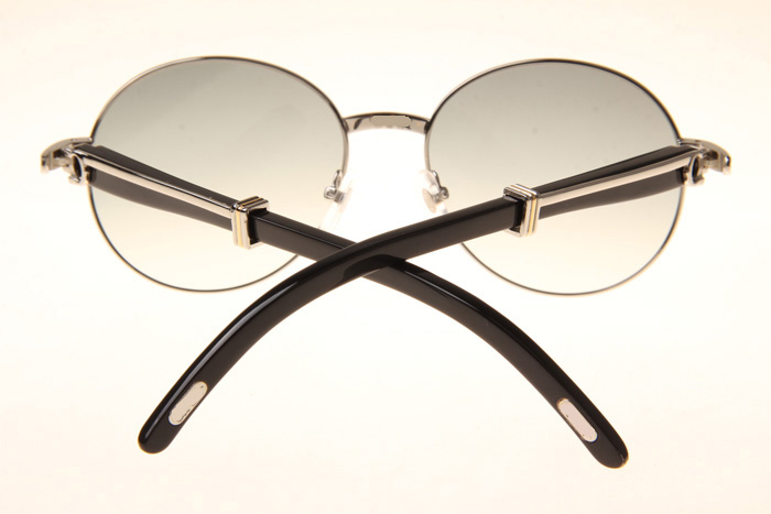 CT 1990-0692 Black Buffalo Sunglasses In Silver Grey