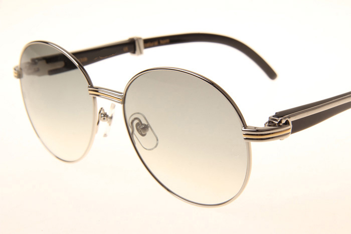 CT 1990-0692 Black Buffalo Sunglasses In Silver Grey