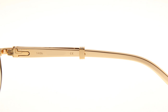 CT 1990-0692 Gold Stainless Steel Sunglasses In Gold Grey