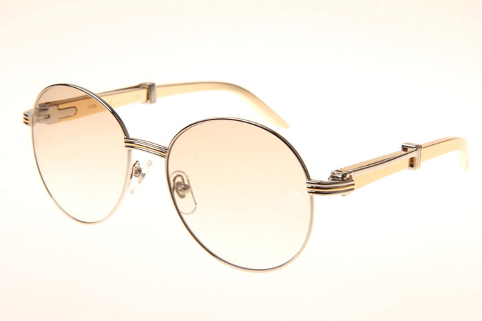 CT 1990-0692 Gold Stainless Steel Sunglasses In Silver Brown