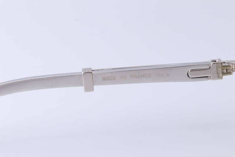 CT 1990-0692 Stainless Steel Sunglasses Silver Gradient Green