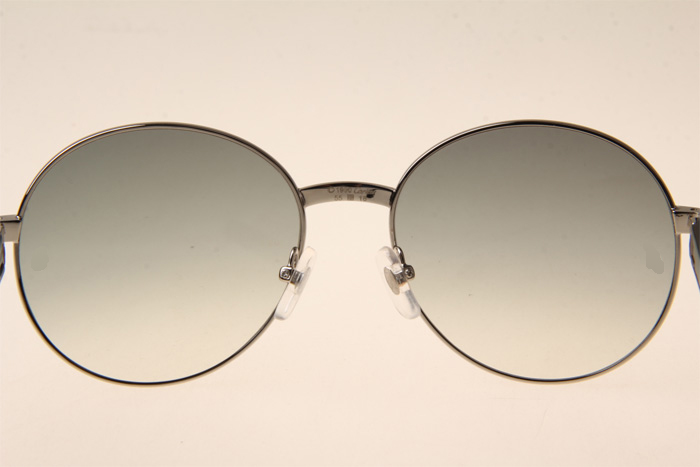 CT 1990-0692 White Mix Black Buffalo Sunglasses In Silver Grey