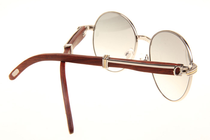 CT 1990-0692 Wood Sunglasses In Silver Grey