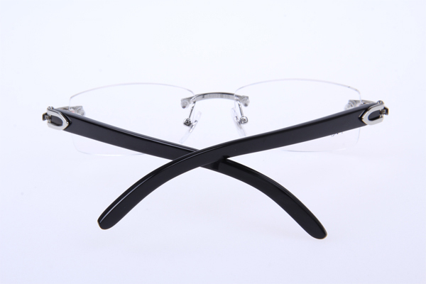 CT 3524012 Black Buffalo Eyeglasses In Silver