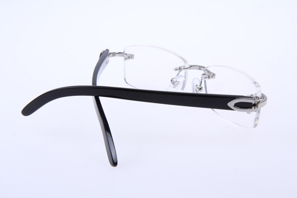 CT 3524012 Black Buffalo Eyeglasses In Silver