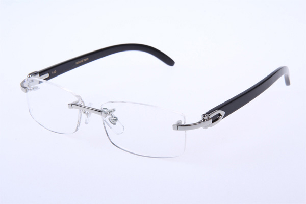 CT 3524012 Black Buffalo Eyeglasses In Silver