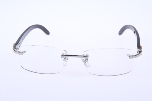 CT 3524012 Black Buffalo Eyeglasses In Silver