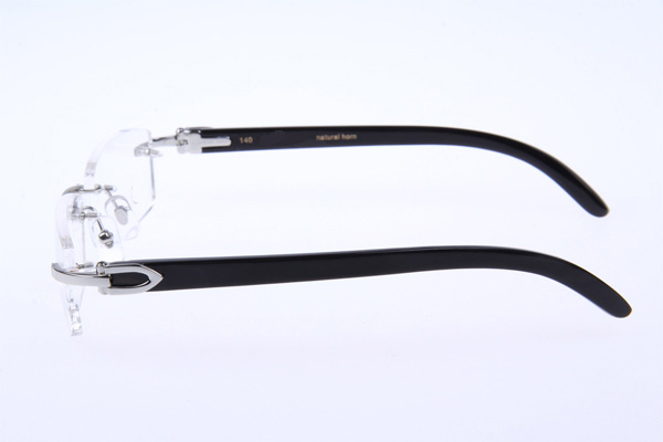 CT 3524012 Black Buffalo Eyeglasses In Silver