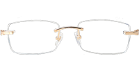 CT 3524012 Blue Arm Eyeglasses Gold