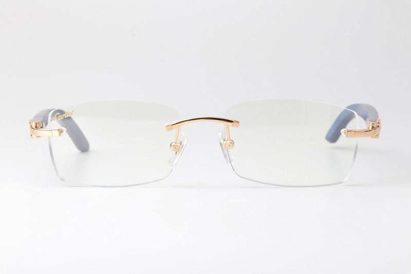 CT 3524012 Blue Arm Eyeglasses Gold