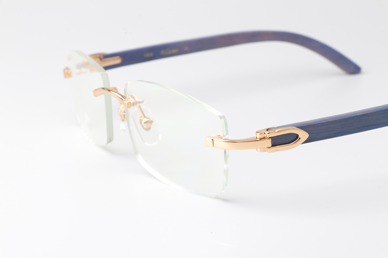 CT 3524012 Blue Arm Eyeglasses Gold
