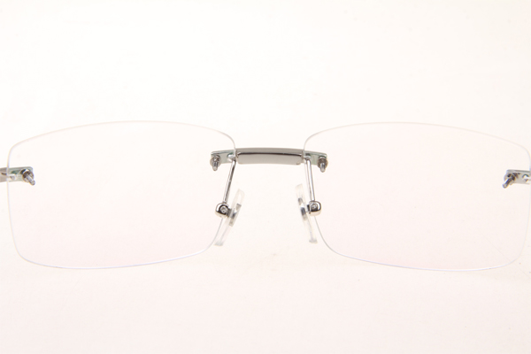 CT 3524012 Diamond White Mix Black Buffalo Eyeglasses In Silver