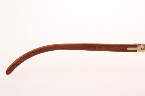 CT 3524012 Diamond Wood Eyeglasses In Gold