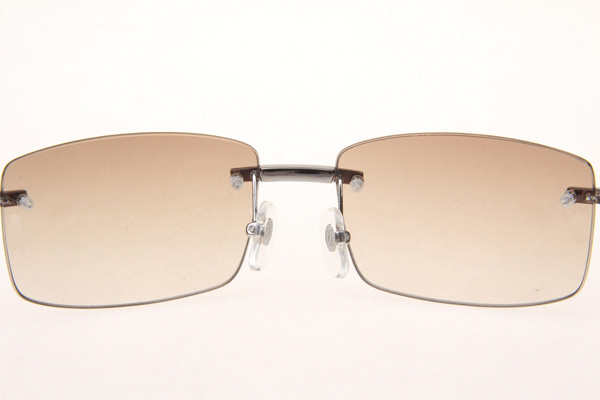 CT 3524012 Diamond Wood Sunglasses In Silver Brown