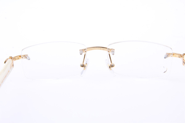 CT 3524012 White Buffalo Eyeglasses In Gold