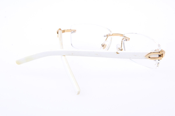 CT 3524012 White Buffalo Eyeglasses In Gold