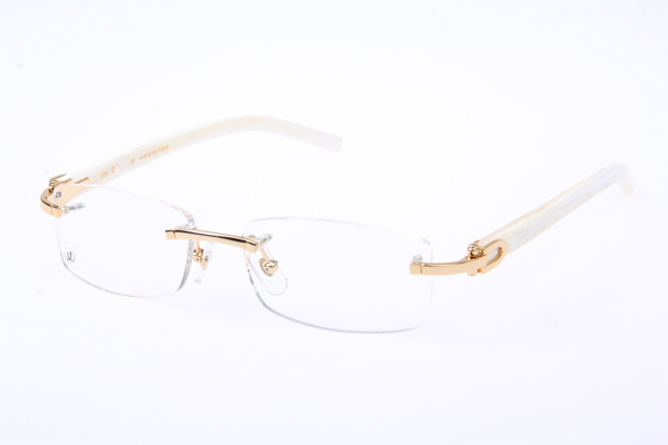 CT 3524012 White Buffalo Eyeglasses In Gold