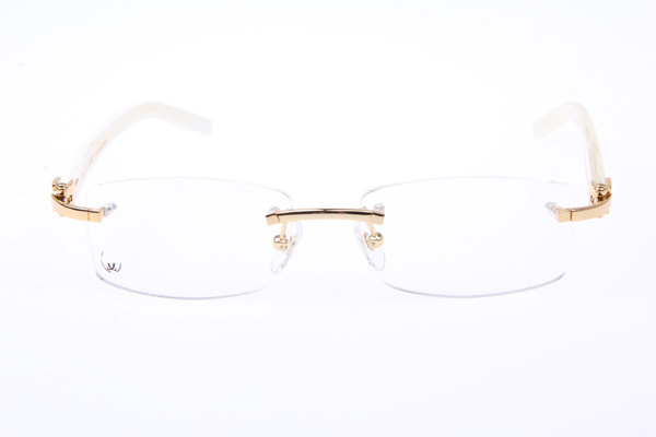 CT 3524012 White Buffalo Eyeglasses In Gold