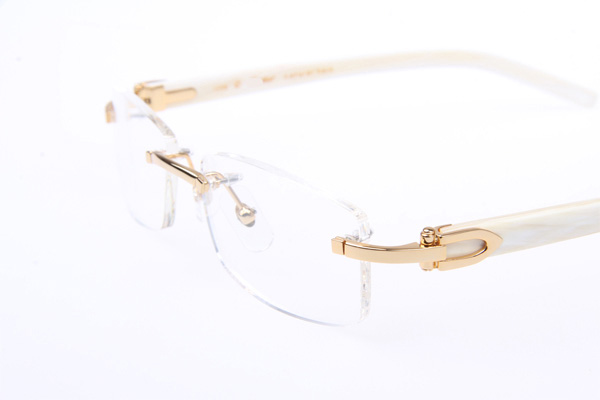 CT 3524012 White Buffalo Eyeglasses In Gold