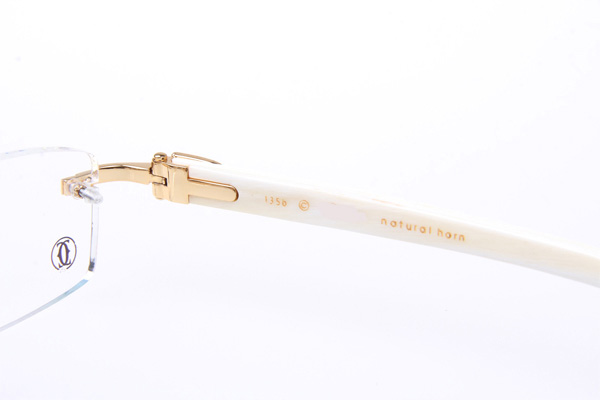 CT 3524012 White Buffalo Eyeglasses In Gold