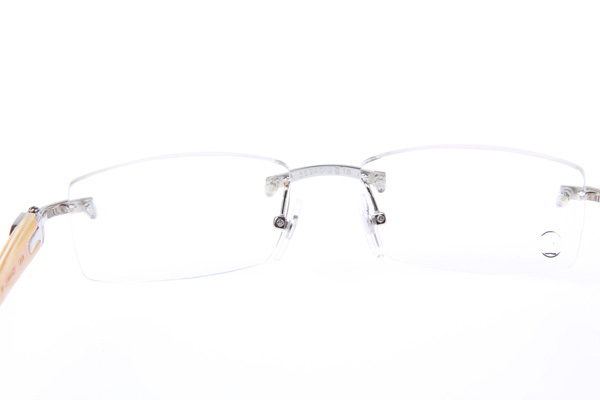 CT 3524012 White Buffalo Eyeglasses In Silver