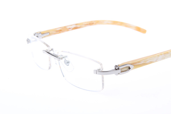 CT 3524012 White Buffalo Eyeglasses In Silver