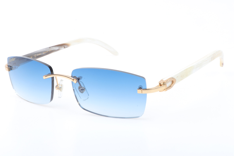 CT 3524012 White Buffalo Sunglasses In Gold Gradient Blue