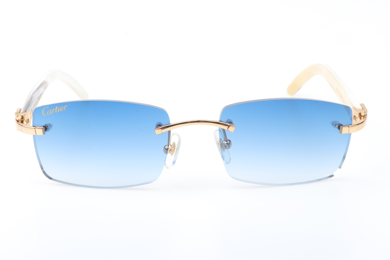 CT 3524012 White Buffalo Sunglasses In Gold Gradient Blue