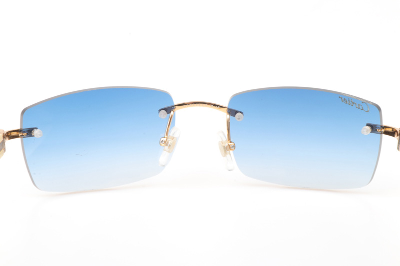 CT 3524012 White Buffalo Sunglasses In Gold Gradient Blue