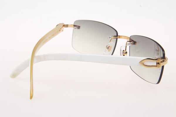 CT 3524012 White Buffalo Sunglasses In Gold Grey