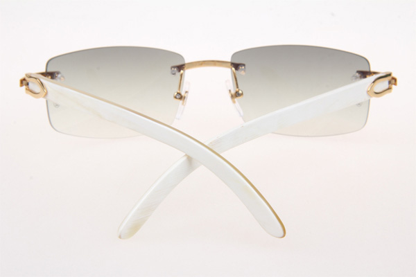 CT 3524012 White Buffalo Sunglasses In Gold Grey