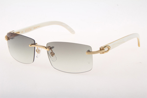 CT 3524012 White Buffalo Sunglasses In Gold Grey