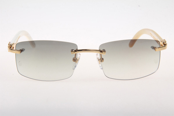 CT 3524012 White Buffalo Sunglasses In Gold Grey