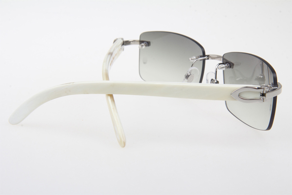 CT 3524012 White Buffalo Sunglasses In Silver Grey