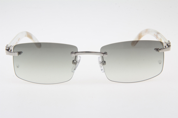 CT 3524012 White Buffalo Sunglasses In Silver Grey