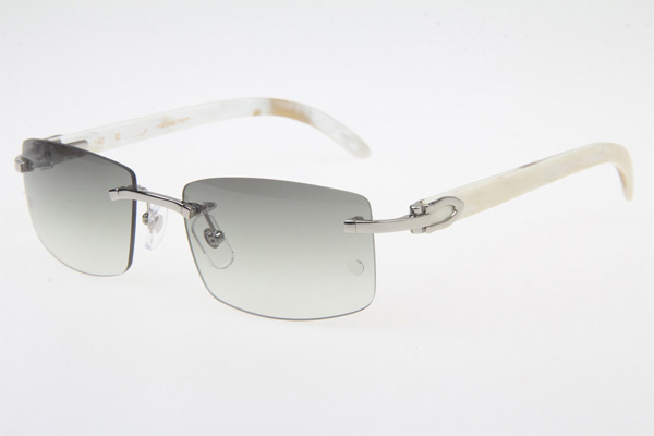 CT 3524012 White Buffalo Sunglasses In Silver Grey