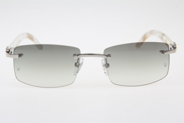 CT 3524012 White Buffalo Sunglasses In Silver Grey