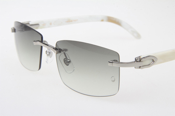 CT 3524012 White Buffalo Sunglasses In Silver Grey