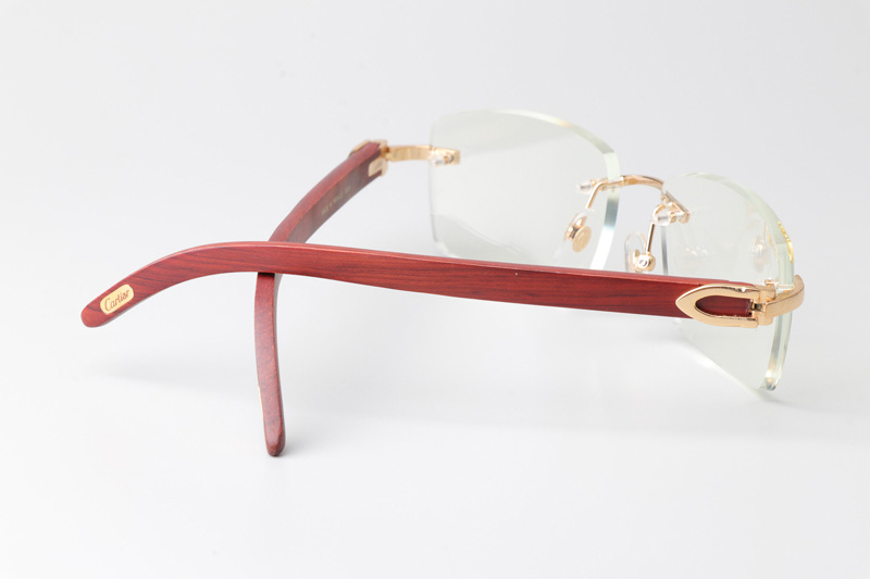 CT 3524012 Wood Eyeglasses Gold