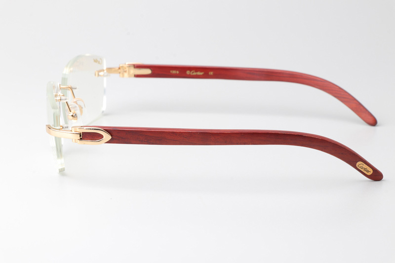 CT 3524012 Wood Eyeglasses Gold