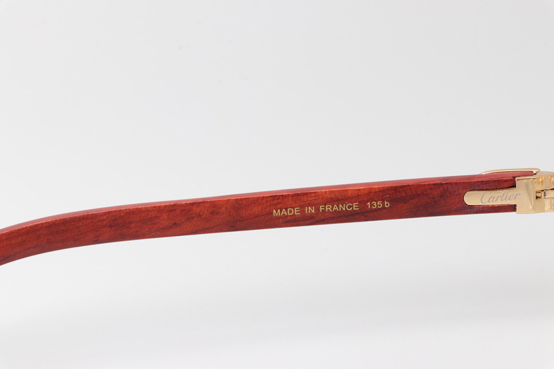 CT 3524012 Wood Eyeglasses Gold